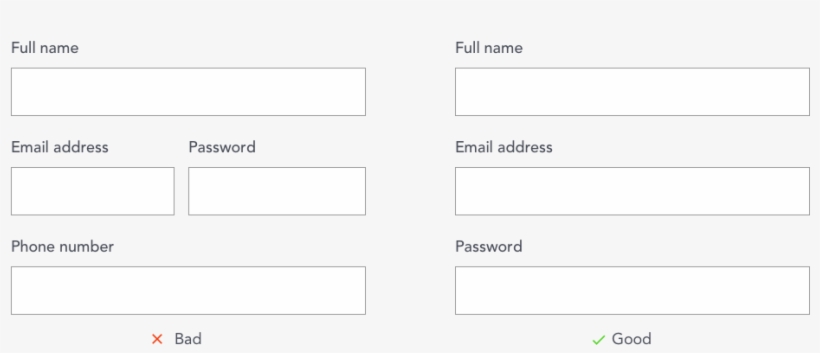 Present Fields In A Single Column Layout, transparent png