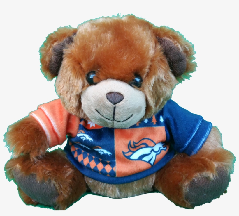 Denver Broncos Ugly Sweater Teddy Bear, transparent png