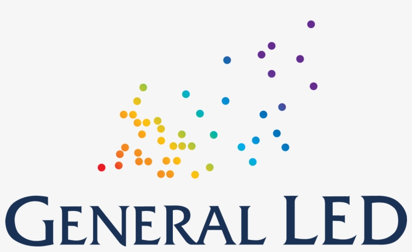General Led Logo V2, transparent png