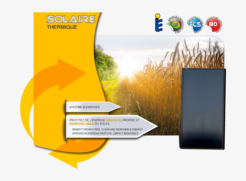 Panneau Solaire Thermique, transparent png