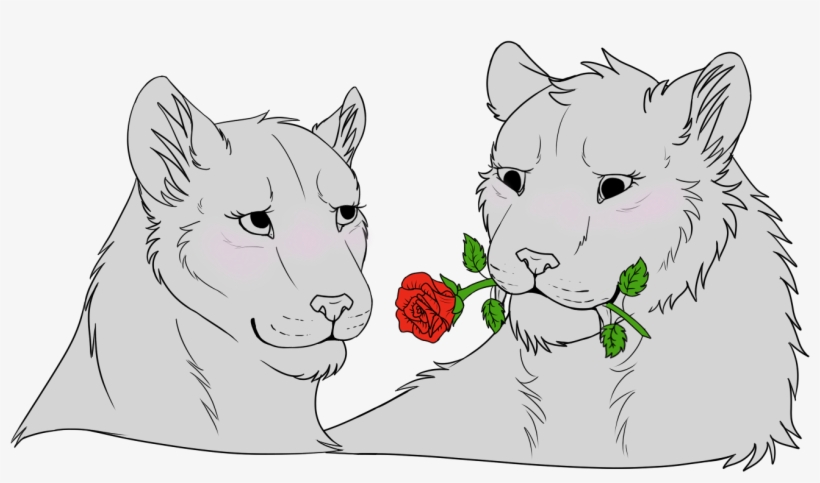 Lioness And Primal Lioness ^ Zrsoh08, transparent png