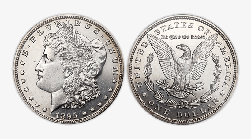 Silver Dollar Png - Morgan Dollar Proof, transparent png