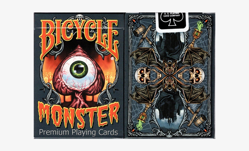 Bicycle Monster Playing Cards, transparent png