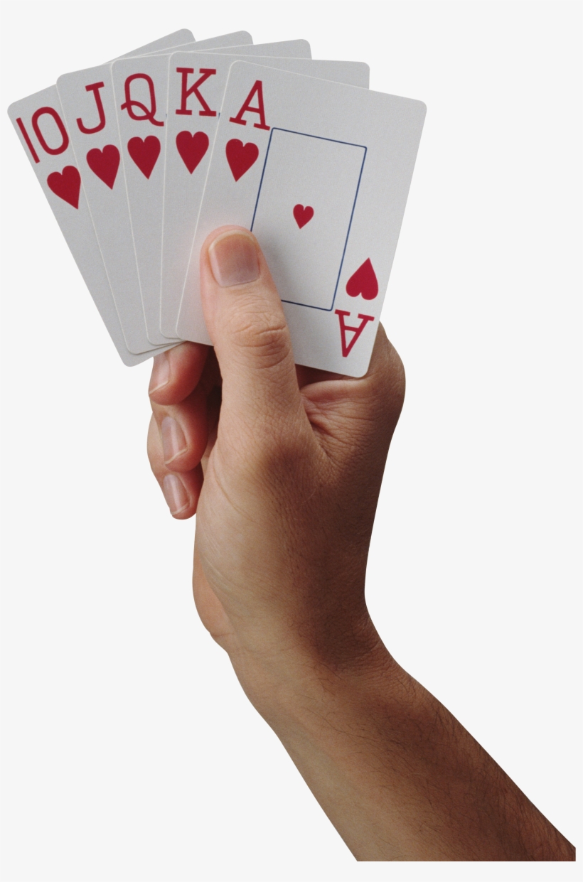 Playing Card On Hand Png Image - Ace Any Test [book], transparent png