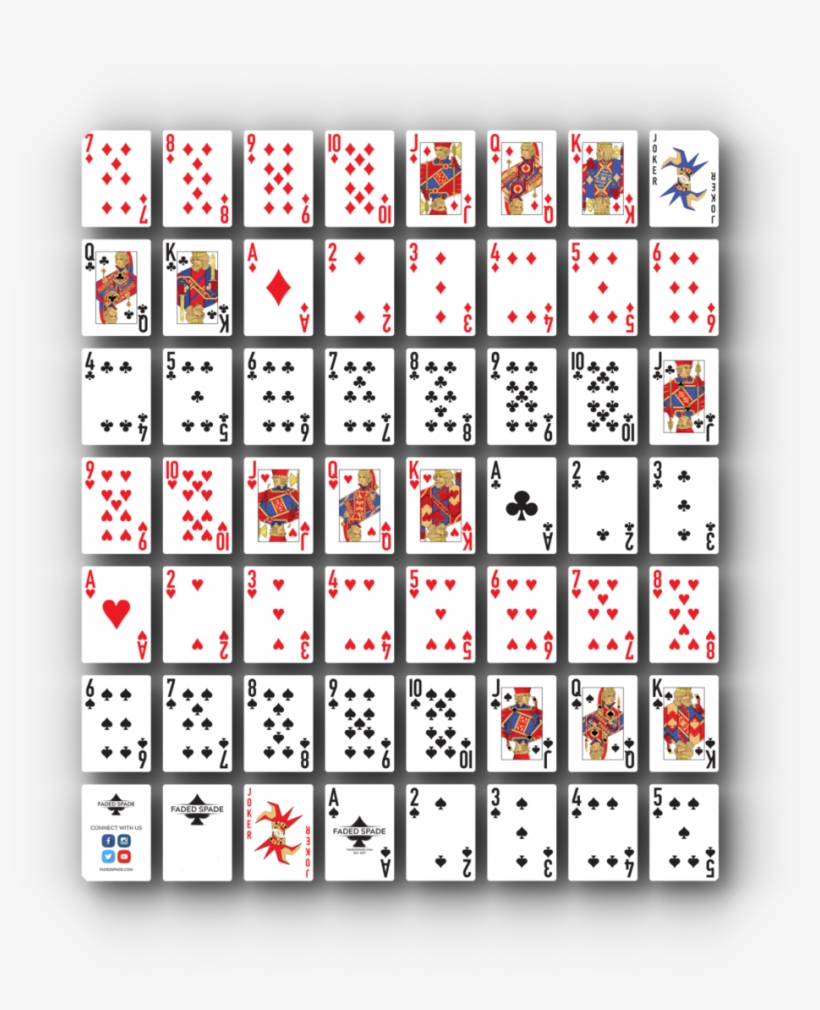 Faded Spade 100% Plastic Playing Cards, transparent png