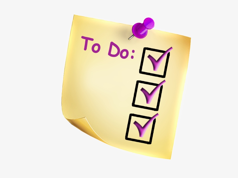 How My To-do List Helps Me Get & Stay Organized - Action Item, transparent png