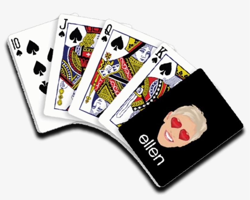 Ellen Degeneres Show Emoji Playing Cards - Playing Cards Emoji, transparent png