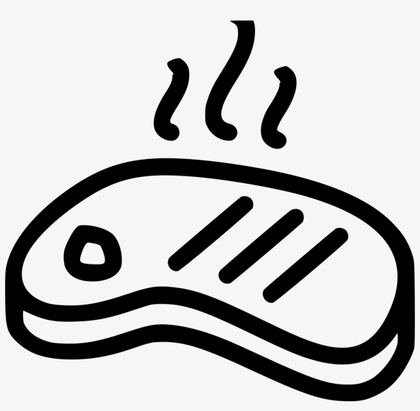 Grill T Bone Svg Png Icon Free - Icon Steak Png, transparent png