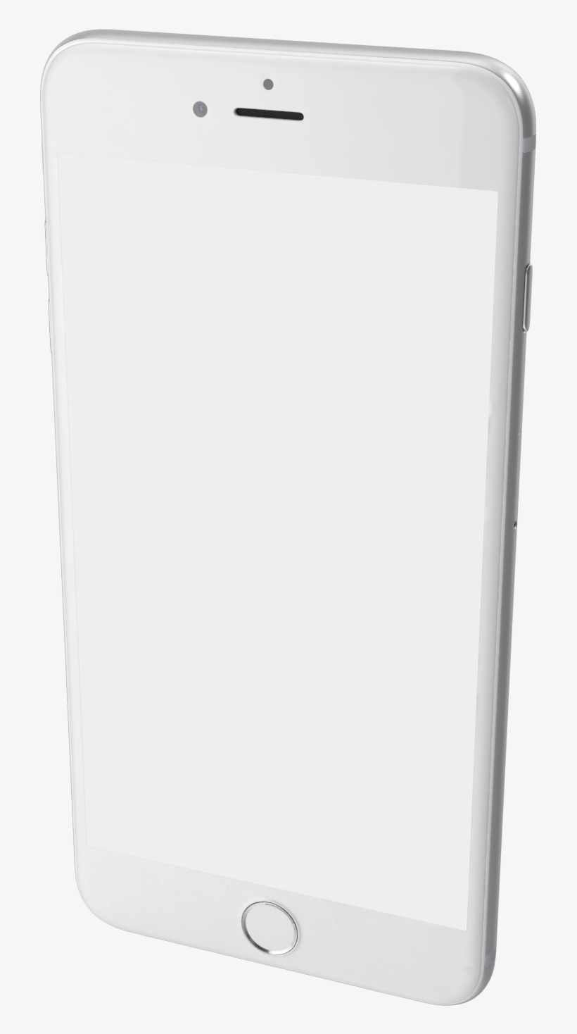 Iphone 6 Plus Silver Png Image - Smartphone, transparent png