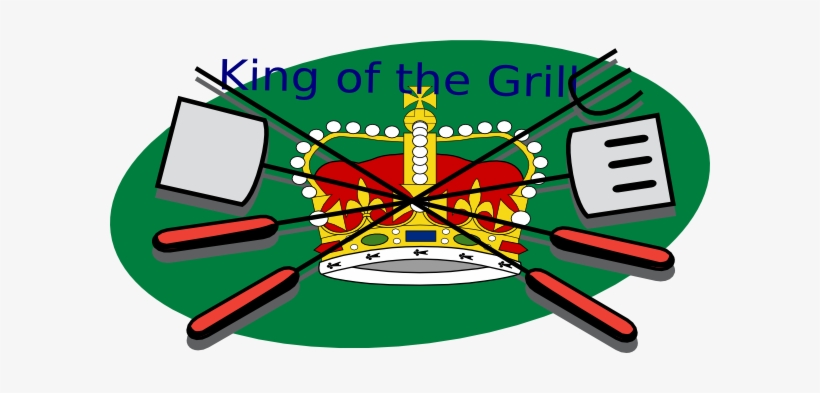 King Of The Grill Clip Art - King Of The Grill Clipart, transparent png