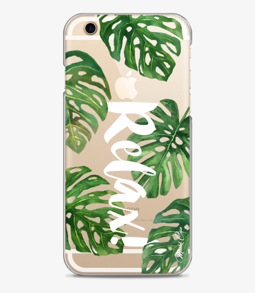 Coque Iphone 6/6s Tropical Watercolor Design Relax - Iphone 6s, transparent png