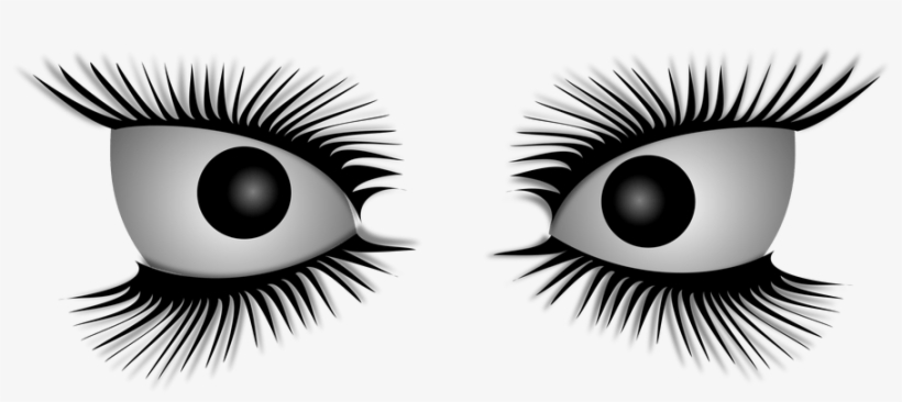 Clip Free Stock African Drawing Eye - Eyes Black And White Clipart, transparent png