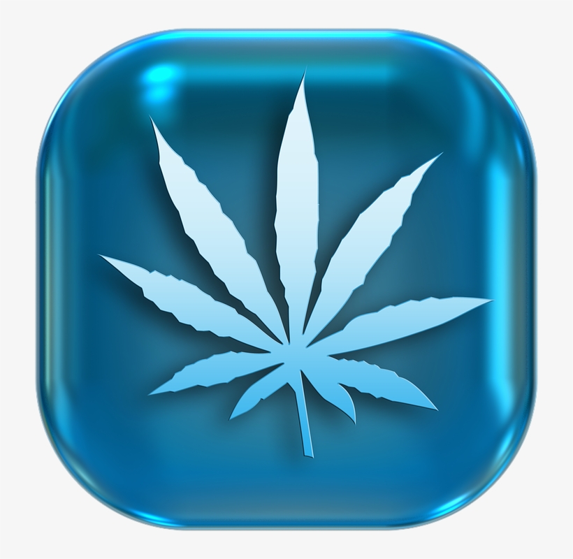 Marijuana Is Legalized In Canada - Gold Weed Leaf Sticker, transparent png