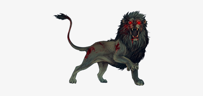 Zombielionnight - Masai Lion, transparent png