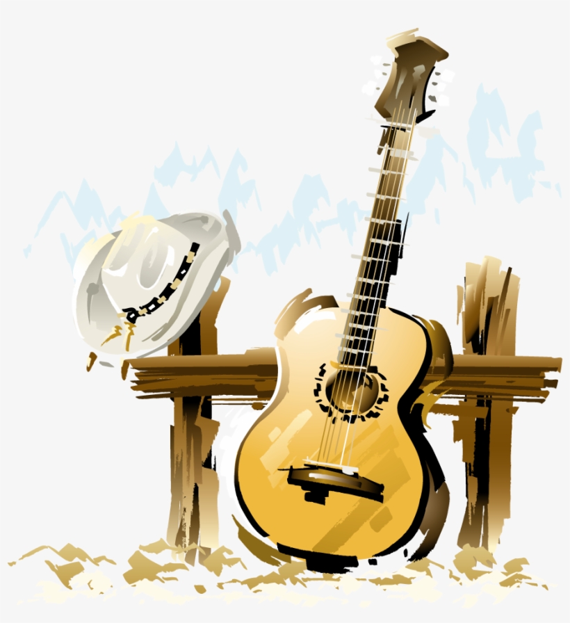 Country Clipart Musician - Country Music Png, transparent png