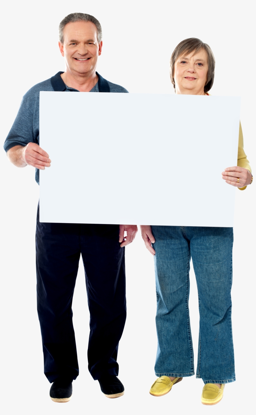 People Holding Banner Png Image, transparent png