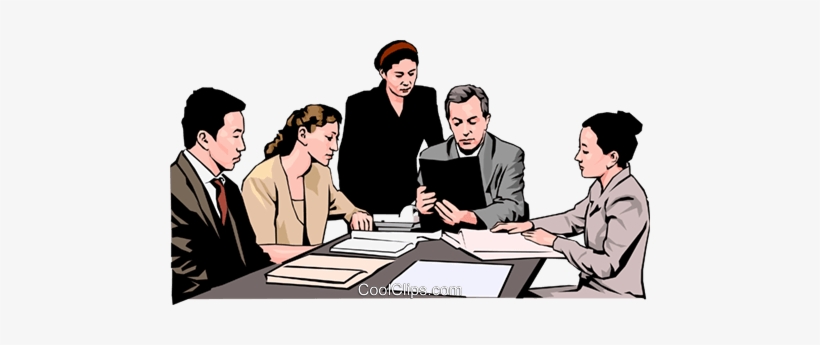 Business Meeting, People In Business Royalty Free Vector - Meeting Clip Art, transparent png