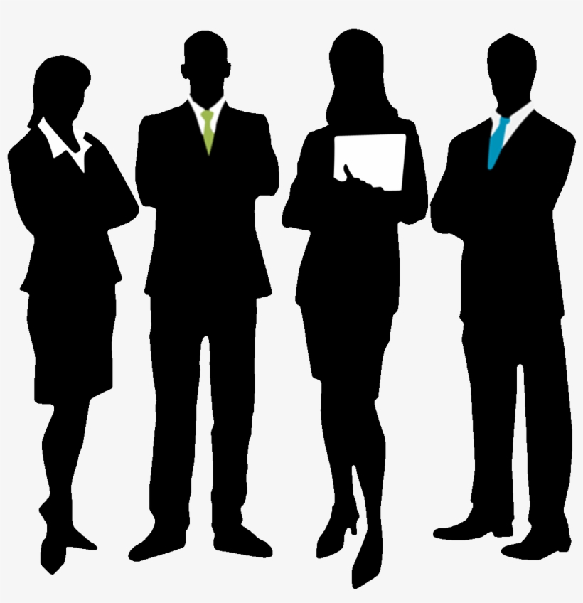 Office Silhouette Png - Office Worker Silhouette Png, transparent png