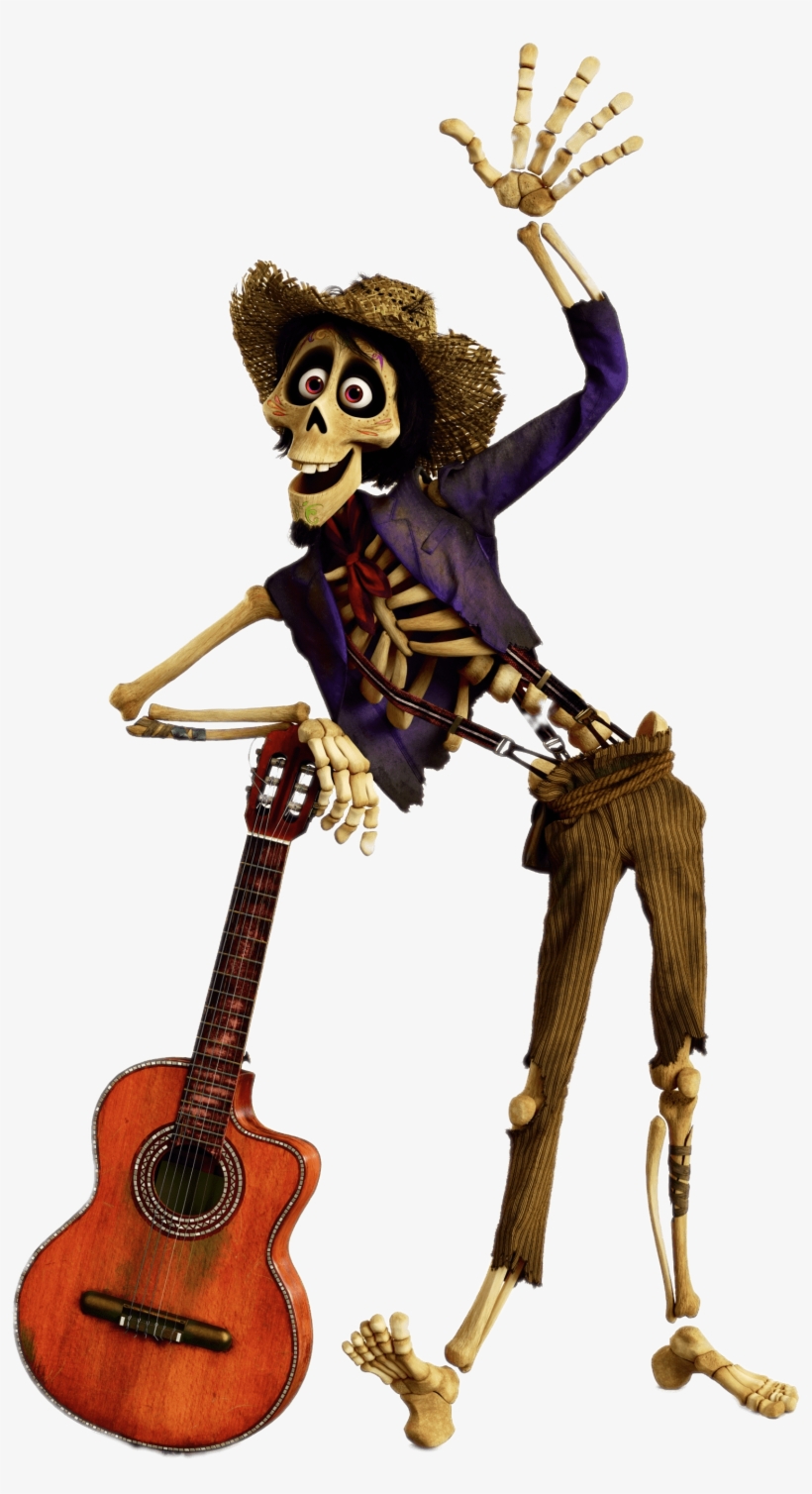 Hector Leaning On Guitar Png - Coco Mbti, transparent png