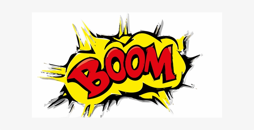 Boom Explosion Sound Detonation Explode Bo - Cotton T Shirt 99, transparent png