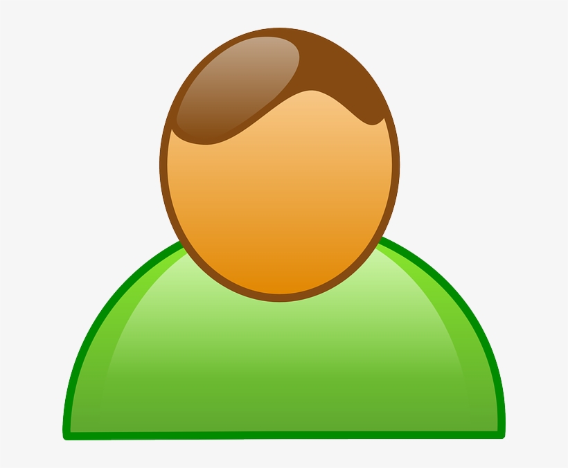 Brown, Green, Office, People, Man, Person, Orange, - Man Clip Art, transparent png