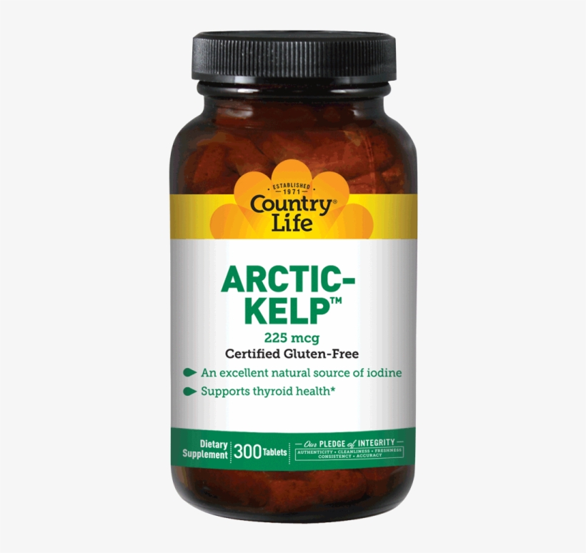 You Are Here - Country Life - Arctic-kelp 225 Mcg. - 300 Tablets, transparent png