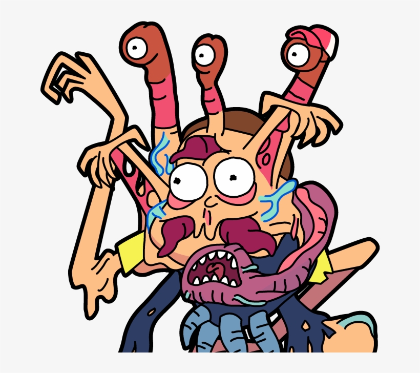 The Terrifying Cronenberg Morty - Pocket Mortys Best Morty, transparent png