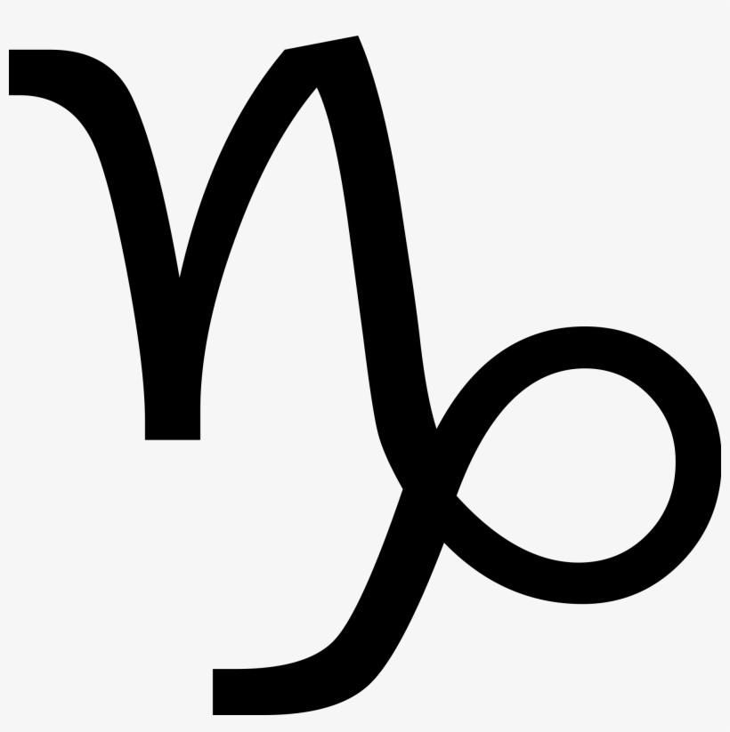 Capricorn Zodiac Sign - Capricorn Sign, transparent png