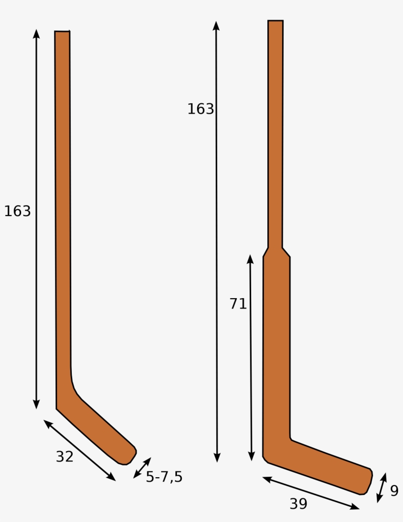 File - Hockey Stick - Svg - Wikimedia Commons - Hockey Stick Dimensions, transparent png