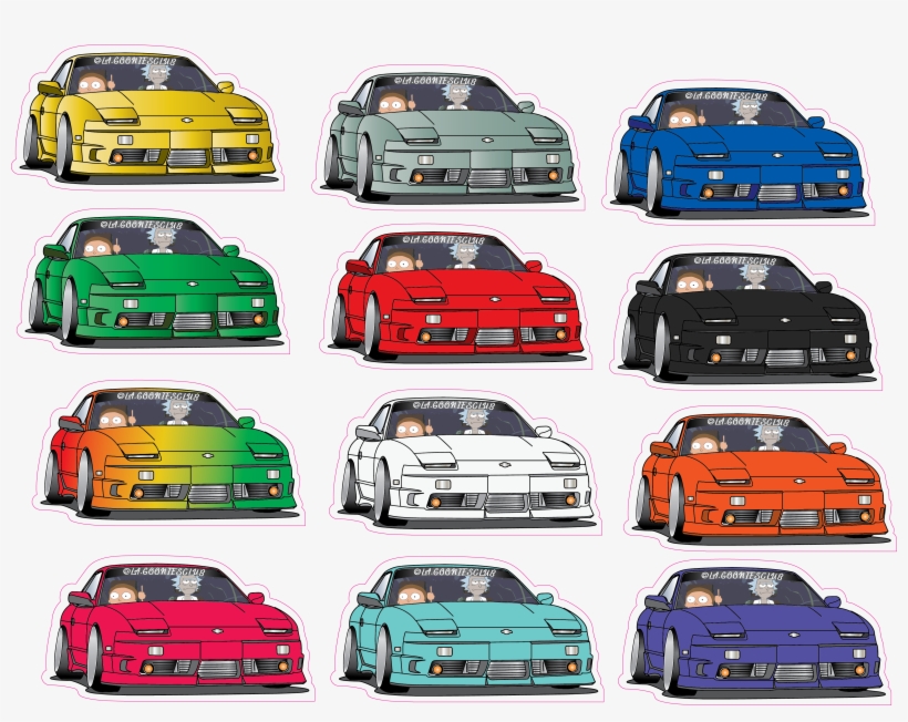 Image Of 180sx S13 Rick And Morty - Nissan 180sx, transparent png