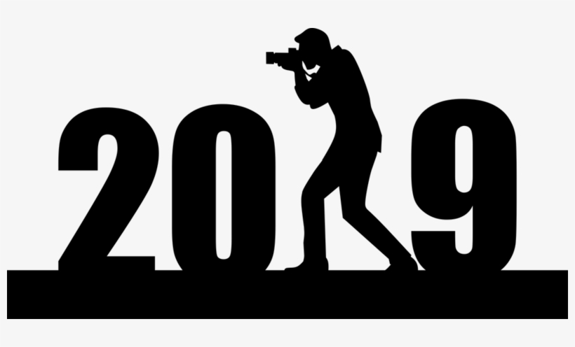 Silhouette, New Year, 2019, Photographer - 2019 Png, transparent png