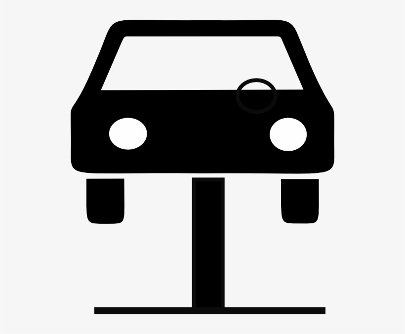 Wrench Cliparts Mechanic - Car On Lift Icon, transparent png