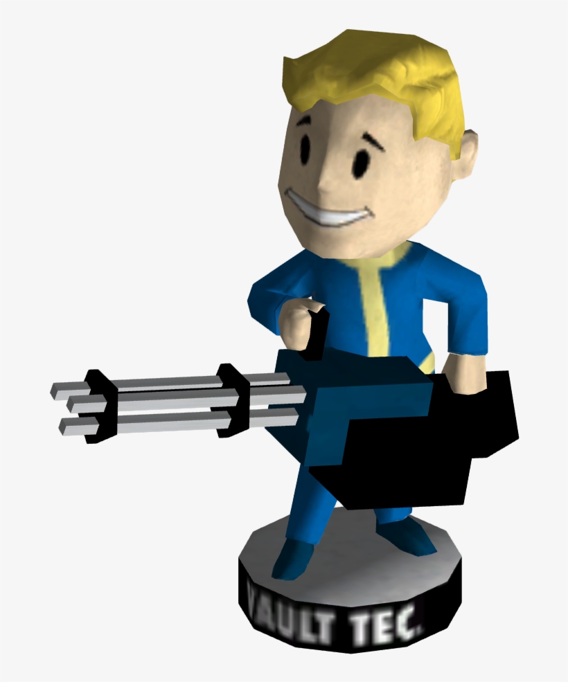 Bobblehead Big Guns - Vault Boy Bobblehead Luck, transparent png
