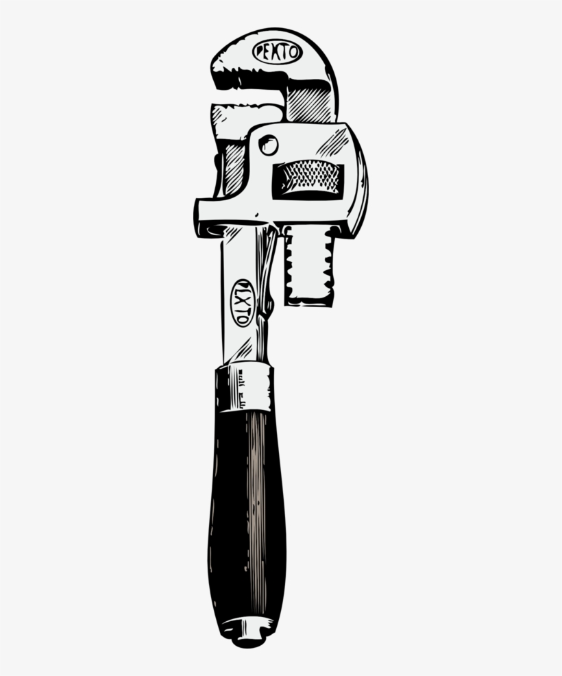 Pipe Wrench - Pipe Wrench Clipart, transparent png