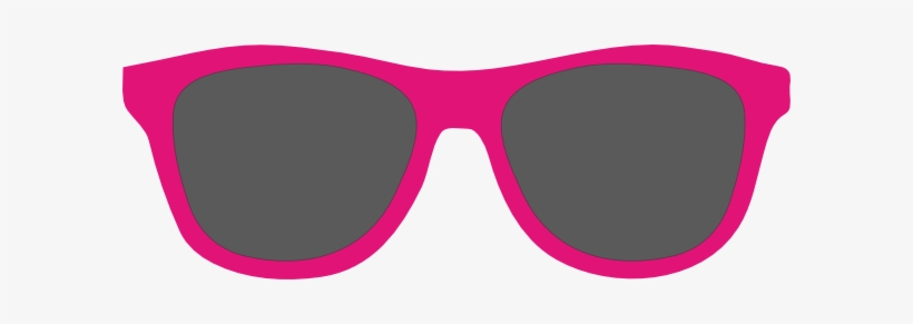 Sunglasses Clipart - Pink Heart Sunglasses Clip Art, transparent png