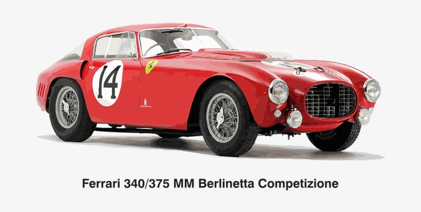 Cars Ferrari Mm Cars Cars Ferrari Ferrari - Ferrari 340 Mm 1953, transparent png