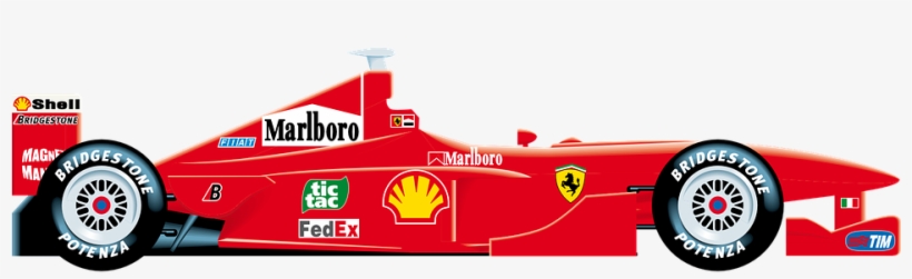 Ferrari Clipart Race Car - Auto Dibujo Ferrari F1 Png, transparent png