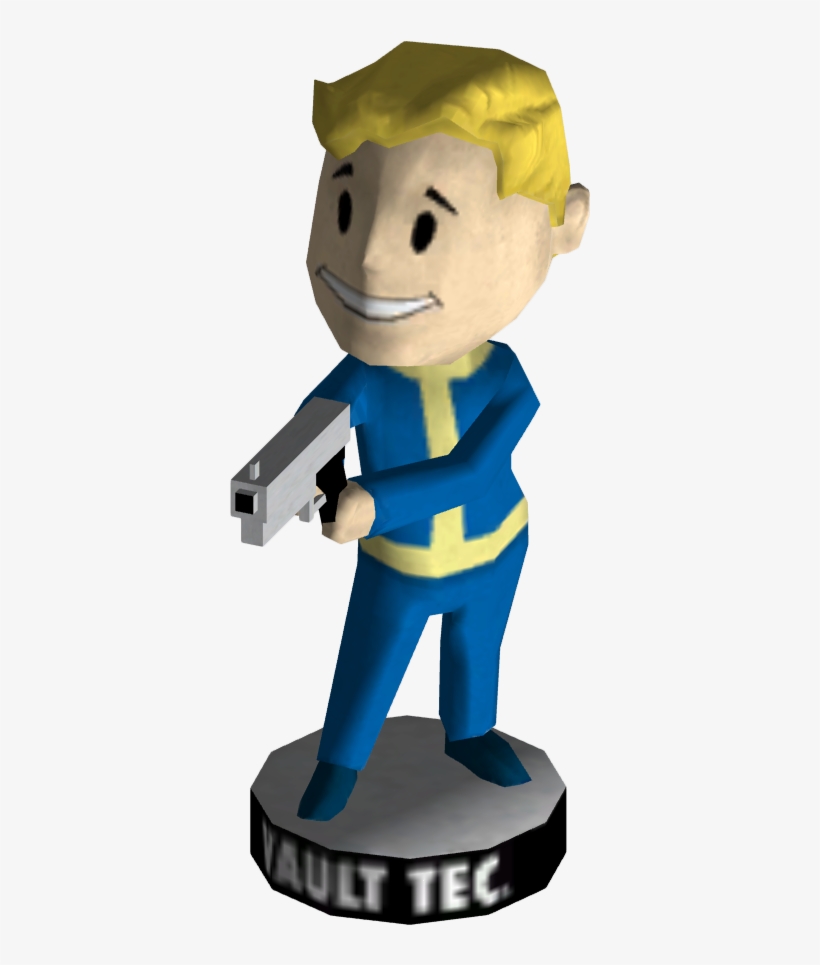 Bobblehead Small Guns - Vault Boy Bobblehead Luck, transparent png