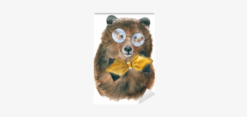 Animals Hipsters - Bear, transparent png