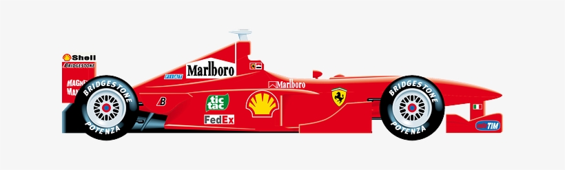 Racer Clipart Ferrari - Auto Dibujo Ferrari F1 Png, transparent png