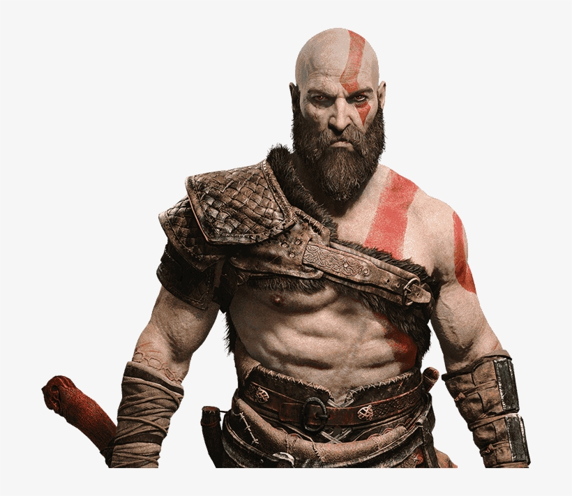 Kratos God Of War 4 Render, transparent png