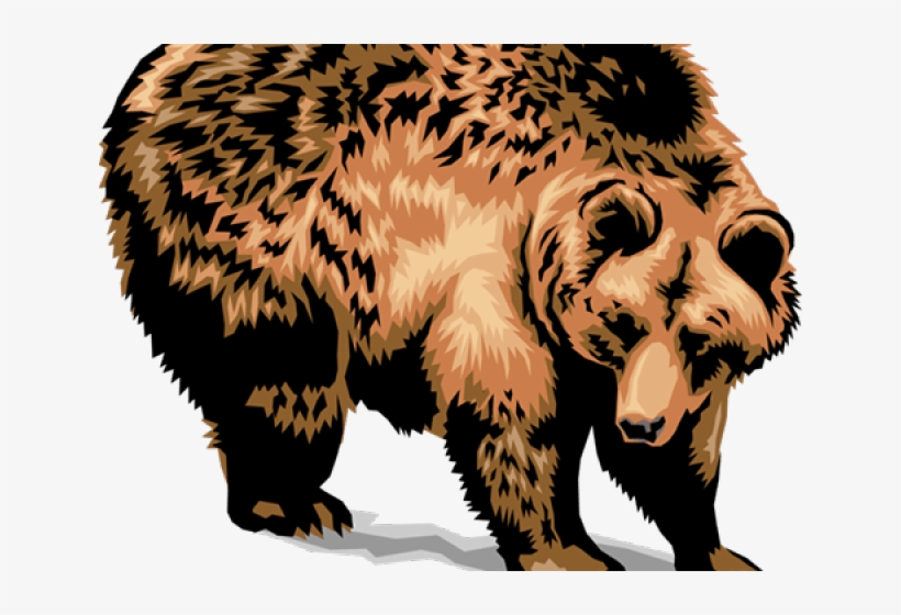 Grizzly Bear Clipart - Oso, transparent png