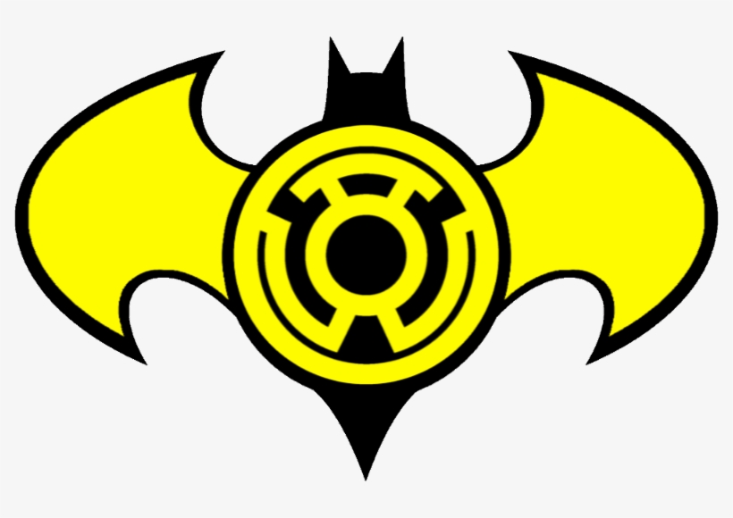 Sinestro Batman Logo By Lordomegaz On Clipart Library - Green Lantern/yellow Emblem - Adult Tank - Black, transparent png