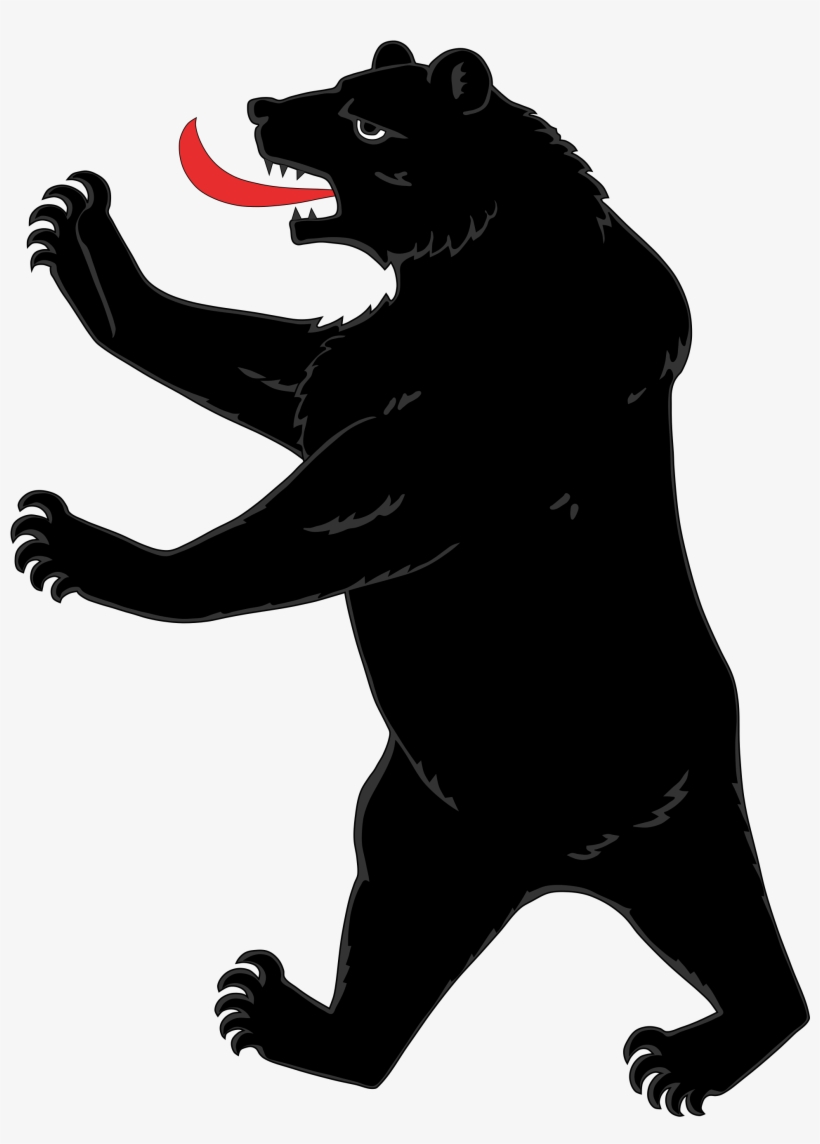 Open - Heraldic Bear Png, transparent png