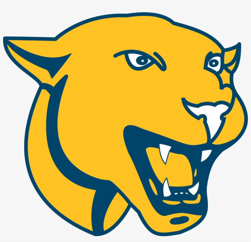Panther Logo Blue Panther Logo - Blue And Yellow Panther Logo, transparent png