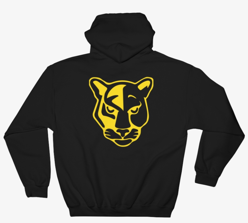 Panther Hoodie Back Logo, transparent png