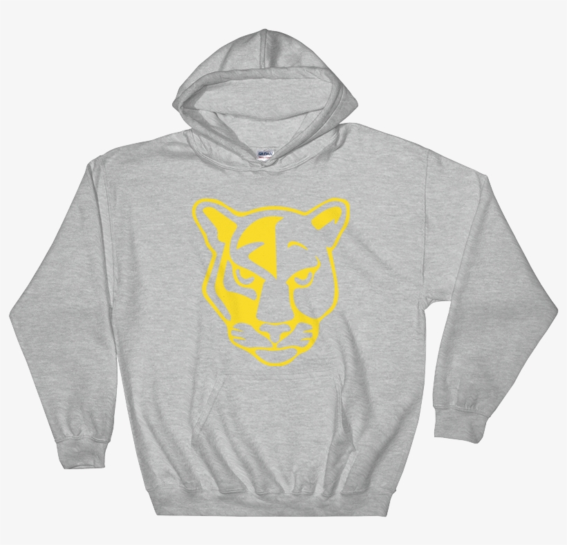 Panther Hoodie Front Logo, transparent png
