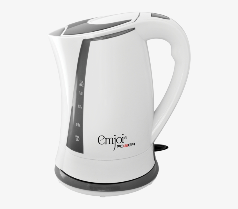 Emjoi Power Cordless Plastic Kettle, White Uek-316, transparent png