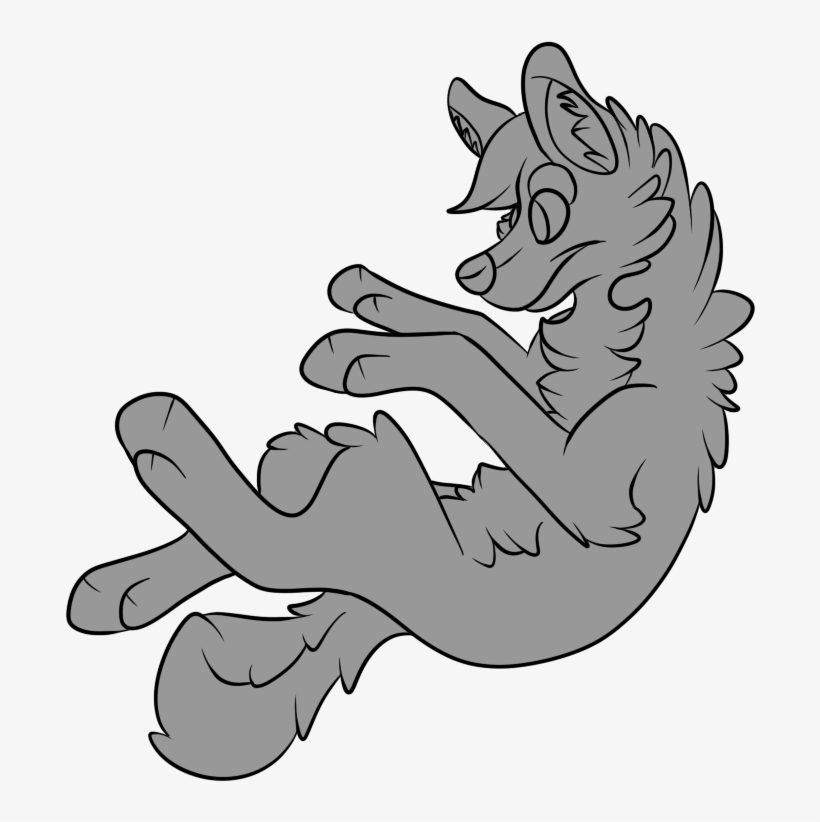 Wolf Clipart Base, transparent png