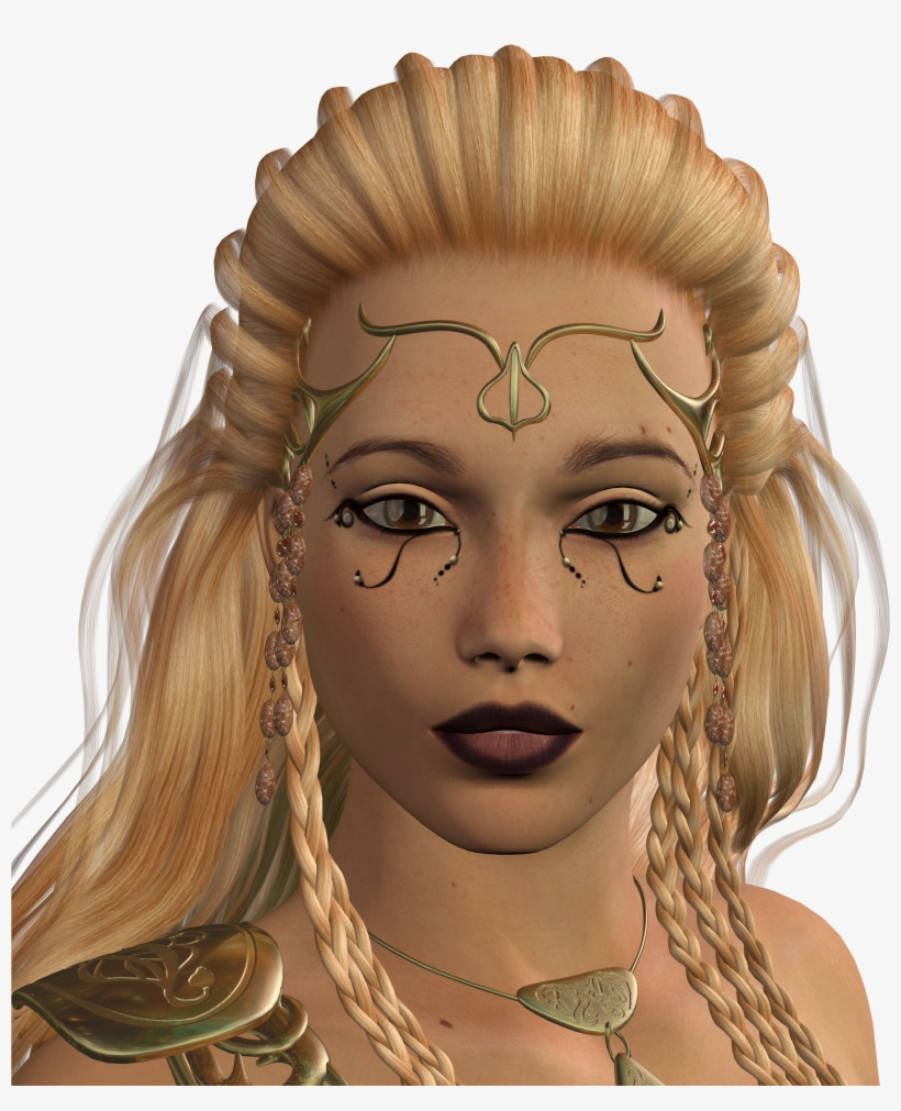 Warrior Woman In Makeup, transparent png